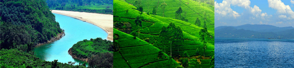 Some tourist spots in Sylhet